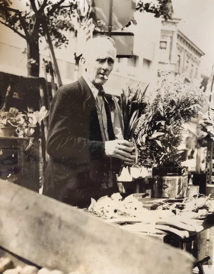 Historisches Foto vom Detmolder Wochenmarkt